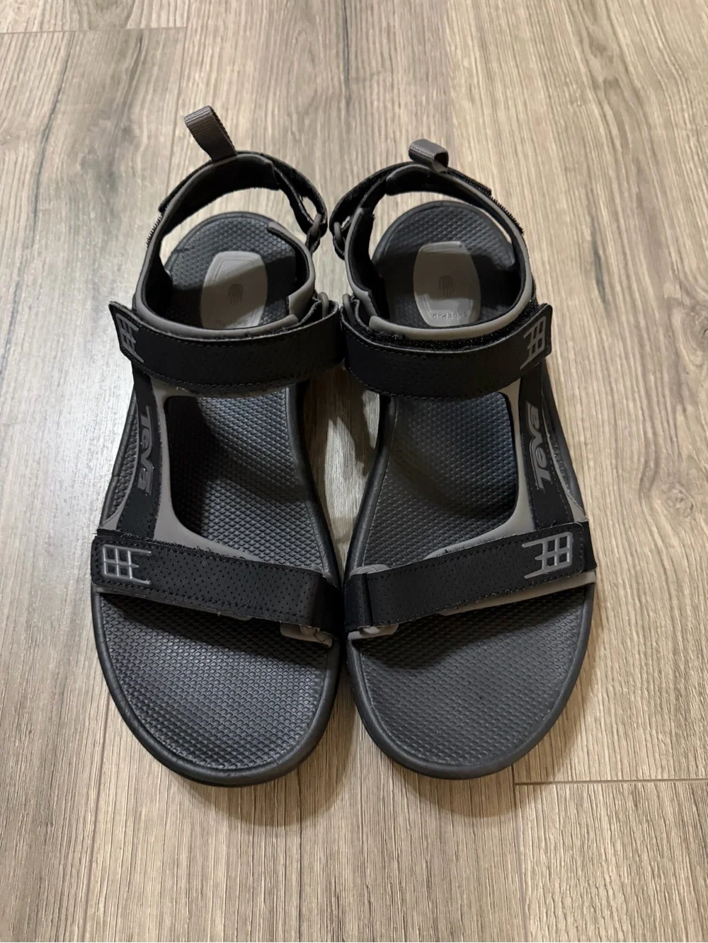 Teva Black Men's Sandal Footbed Label